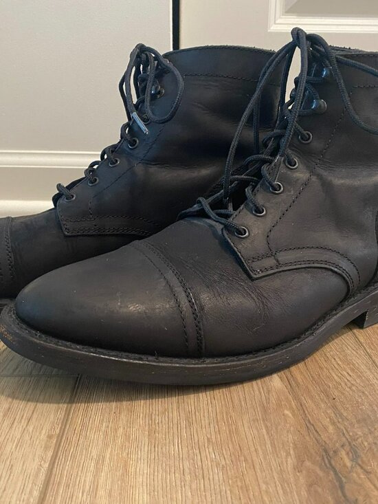 Thursday Boot Company Men\'s Captain Boots - Matte Black - Size 12